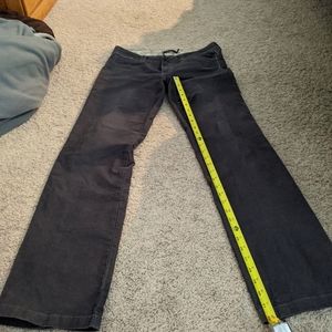 Prana wide leg gray corduroy pants